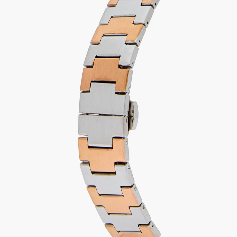 OMAX Women's Analog Wrist Watch - Black and Rose Gold - Image 5